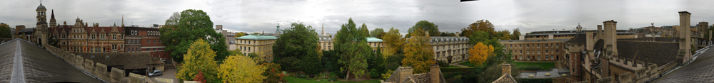Panoramic view from the Chapel roof